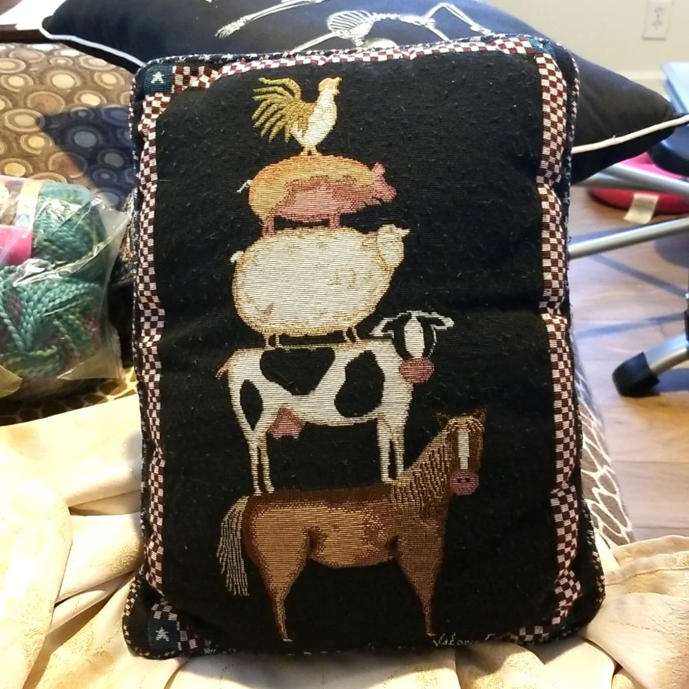 LaFrance Home Farm Animal Accent Pillow